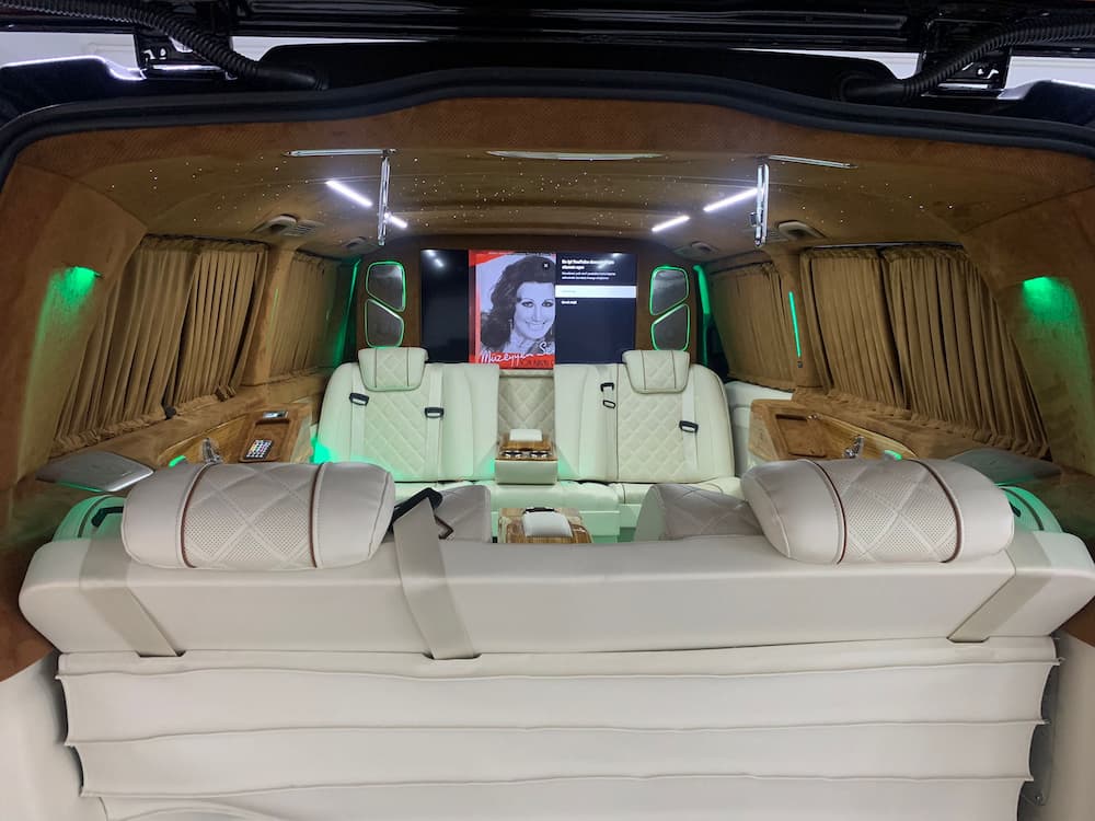 Mercedes Vito yıldız tavan uygulaması
